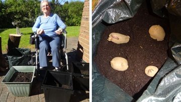 Grimsby care home start growing their own produce